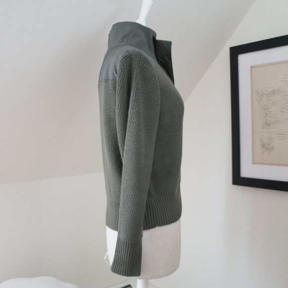 Athleta Hanover Hybrid 1/2 Zip Sweater in Beige Size Medium - Picture 12 of 16